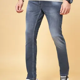 SF JEANS by Pantaloons Men Mid-Rise Slim Fit Light Fade Jeans-picture-40