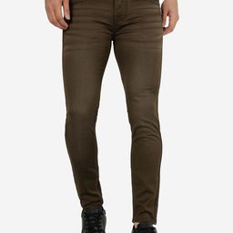 Greenfibre Men Slim Fit Light Fade Clean Look Cotton Jeans-image-99