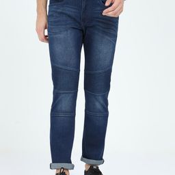 Old Grey Men Slim Fit Light Fade Stretchable Jeans-picture-49