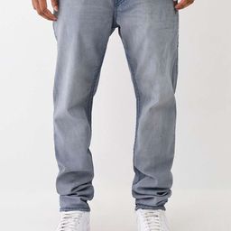True Religion Men Slim Fit Mid-Rise Low Distress Light Fade Jeans-image-37