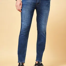 People Blue Men Skinny Fit Light Fade Jeans-25