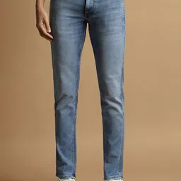 Allen Solly Men Clean Look Light Fade Light Shade Non Stretchable Skinny Fit  Jeans-image-96