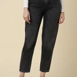 Allen Solly Woman Clean Look Mid-Rise Regular Fit Cotton Jeans-image-69
