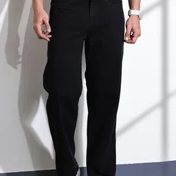 Thomas Scott Men Smart Mid-Rise Cotton Baggy Jeans-image-78