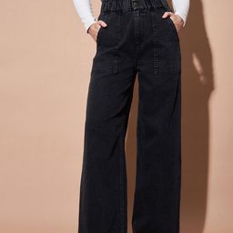 SASSAFRAS BASICS Women Straight Fit High-Rise Clean Look Light Fade Jeans-image-41