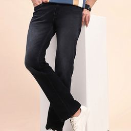 CAMLA Men Slim Fit Mid Rise Clean Look Stretchable Jeans-image-65