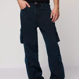 FREAKINS Men Straight Fit High-Rise Low Distress Jeans-image-95