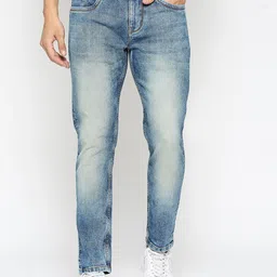 Being Human Men Mid Rise Heavy Fade Jeans-image-24