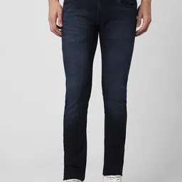 Peter England Men Skinny Fit Heavy Fade Stretchable Jeans-image-53