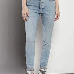 Calvin Klein Women Super Skinny Fit Mid-Rise Clean Look Heavy Fade Cotton Jeans-image-38