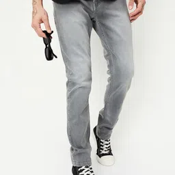 max Men Clean Look Mid Rise Heavy Fade Regular Fit Stretchable Jeans-image-96