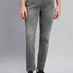 Monte Carlo Mens Clean Look Light Shade heavy fade Skinny Fit Cotton Non Stretchable Jeans-image-48