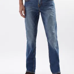 True Religion Men Super T Ricky Straight Fit Blue Mid Rise Jeans-picture-33