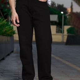 RAGZO Men Relaxed Fit Mid Rise Clean Look Cotton Jeans-image-63