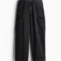 H&M Men Baggy Cargo Styles Jeans-image-55