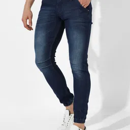 Campus Sutra Men Smart Light Fade Stretchable Cotton Joggers-image-52