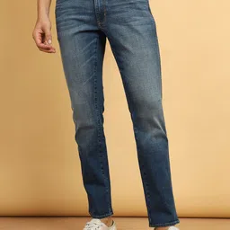 Wrangler Men Millard Regular Fit Mid Rise Heavy Fade Stretchable Jeans-image-58