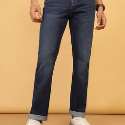 Wrangler Men Mid Rise Clean Look Light Fade Stretchable Jeans-image-70