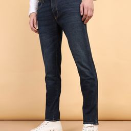 Wrangler Men Slim Fit Mid-Rise Light Fade Clean Look Stretchable Jeans-image-32