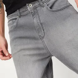 max Men Mildly Distressed Heavy Fade Jeans image 5