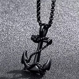 MEENAZ Men Contemporary Shape Pendant With Chain-image-62