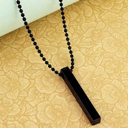 MEENAZ Men Square Shape Pendant With Chain-15