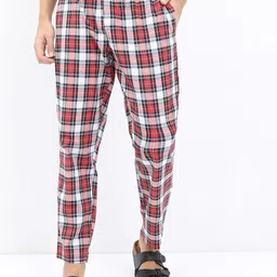 HIGHLANDER Men Checked Lounge Pant-image-5