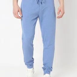 UnderJeans by Spykar Men Premium Knitted Mid-Rise Joggers-picture-31
