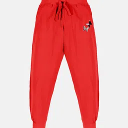 KiddoPanti Girls Butterfly Printed Mid-Rise Pure Cotton Joggers-picture-3