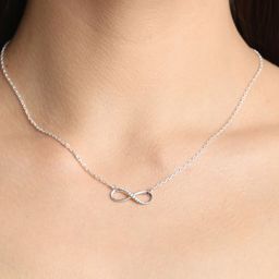 Clara 92.5 Sterlling Silver Rhodium-Plated Pendant With Chain image 5