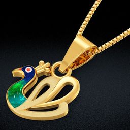 Joyalukkas 22KT Gold Pendant-1.9gm-image-15