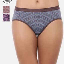 RedRose Women Pack Of 3 Assorted Hipster Briefs-picture-45
