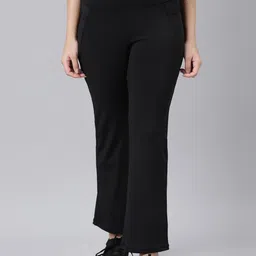 Enamor Women Antimicrobial Bootcut-Fit Track Pants-image-93