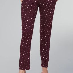 GODFREY Women Slim Fit Printed Cotton Lounge Pants-picture-17