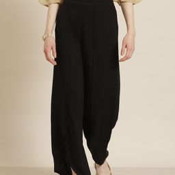 Juniper Women Black Solid Dhoti-20