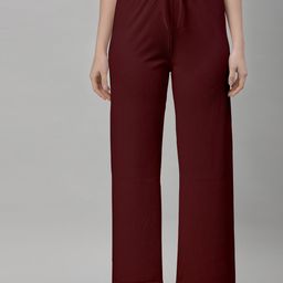 NEUDIS Women Ribbed Mid Rise Lounge Pants-image-31