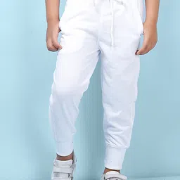 NUSYL Kids Printed Detail Regular Fit Joggers-image-82