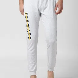 Peter England Casuals Men Grey Solid Joggers-image-87