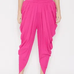 TULIP 21 Women Pink Solid Dhoti Pants-image-90