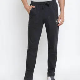 Van Heusen Men Grey Solid Smart Tech Easy Stain Release Track Pants-picture-26