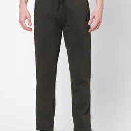 Sweet Dreams Men Olive Green Solid Track Pants-image-75