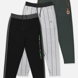 HELLCAT Boys Pack of 3 Solid Track Pants-image-10