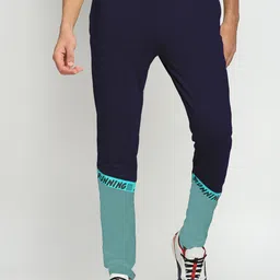 FiTZ Men Colourblocked Relaxed Fit Track Pants-image-46