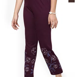 BAESD Girls Pack of 2 Bottom Printed Cotton Lounge Pants-picture-38