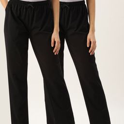 Kryptic Women  Pack Of 2 Pure Cotton Lounge Pants-image-84