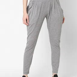 ASICS Women Grey Solid Soft Stretch Knitted Track Pants-image-34