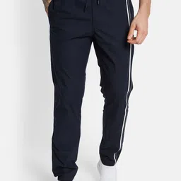 Octave Men Side Panel Details Cotton Regular Fit Track Pants-image-83