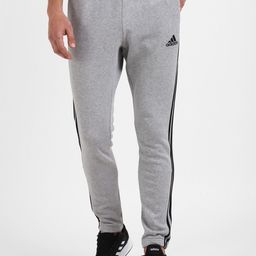 ADIDAS Men Grey & Black Cotton Track Pants-image-41