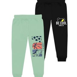 BAESD Boys Pack Of 2 Printed Joggers-picture-36