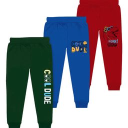 BAESD Boys Pack Of 3 Printed Regular Fit Joggers-image-1